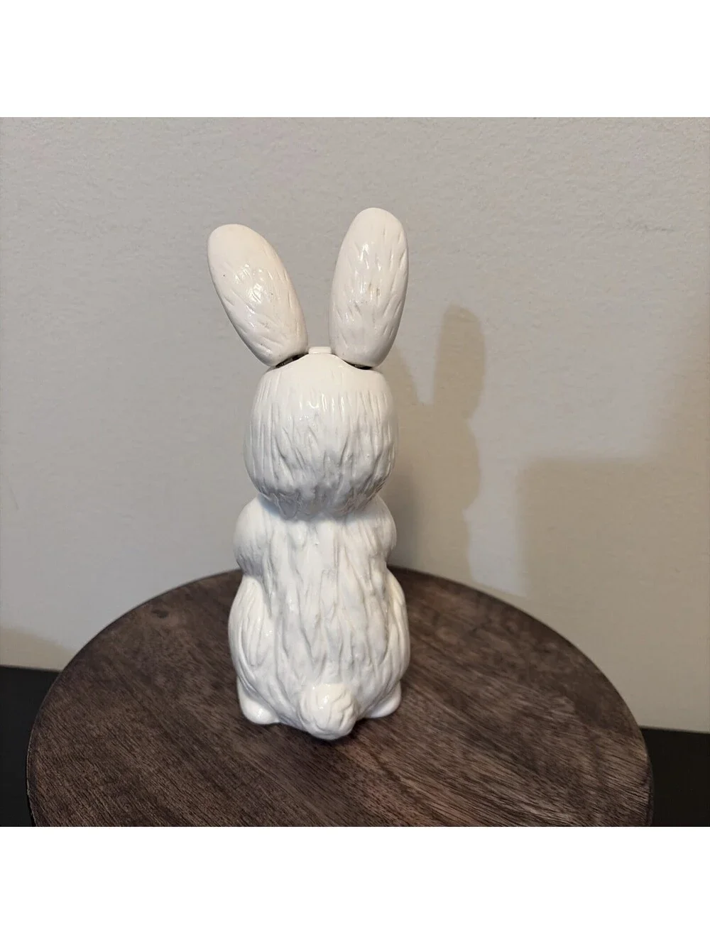 Vintage Ceramic Bunny Rabbit Spoon Fork Ears Easter Baby Feeding Novelty Gift